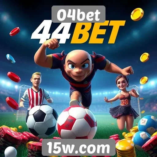 Variedade de jogos disponíveis na 04bet
